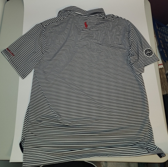 Mens Polo Golf Ralph Lauren Polo Shirt Size XL Stripe - Picture 2 of 10